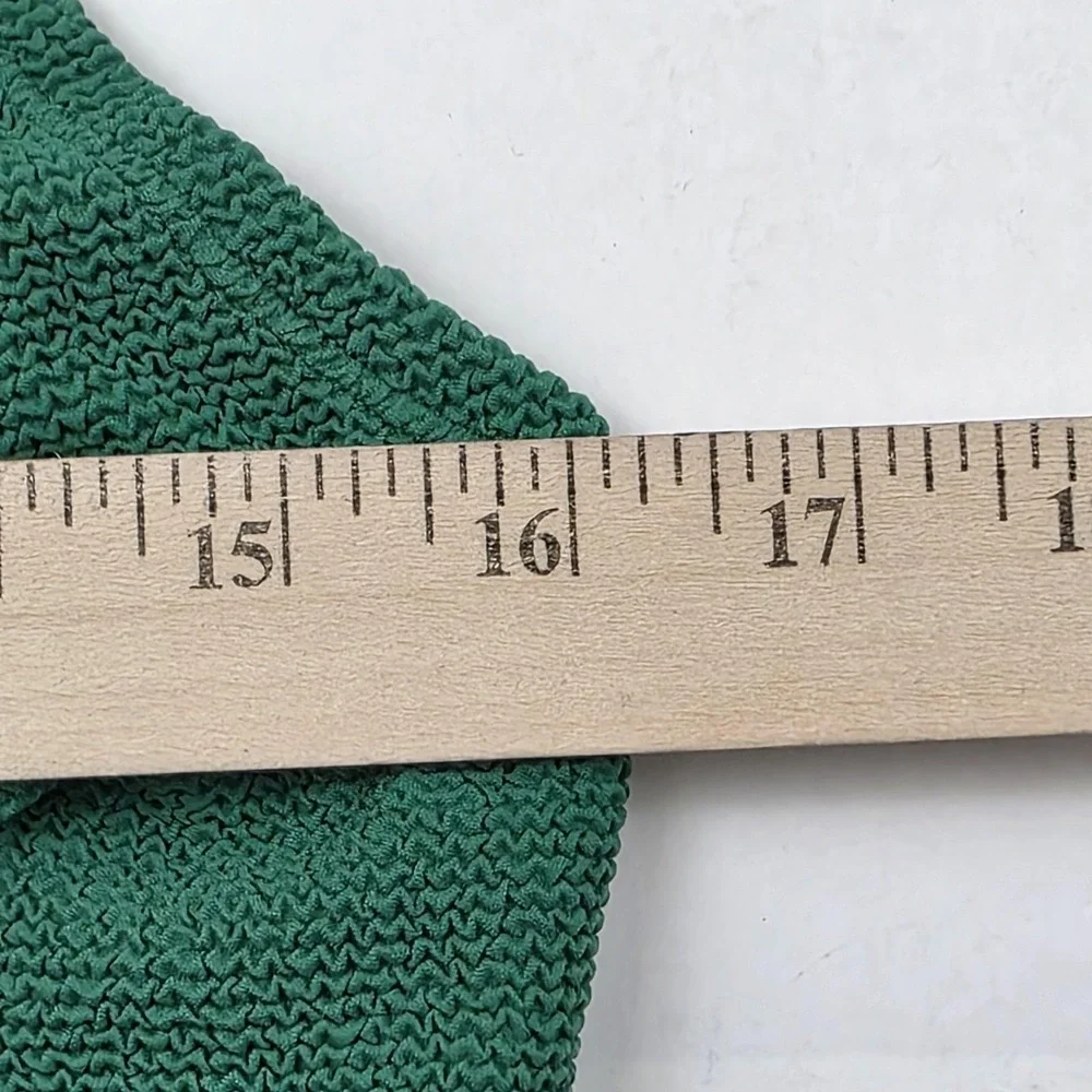& Other Stories Swim‎ Top Womens 12 Green Textured Bralette Knot Front Lined NWT